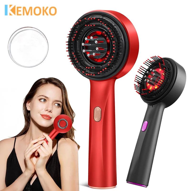 Brosse Stimulante Cuir Chevelu LED & Sérum