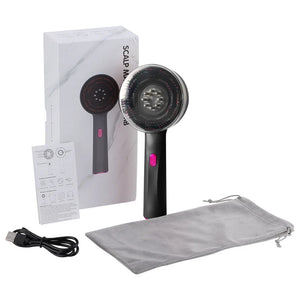 Brosse Stimulante Cuir Chevelu LED & Sérum