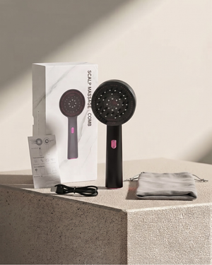 Brosse Stimulante Cuir Chevelu LED & Sérum